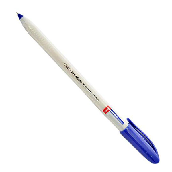 Buy Cello Trimate 1.0mm Ballpoint Pen Blue (pkt/50pcs) Online AED31